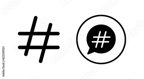 Hashtag icon vector. hashtag simbols