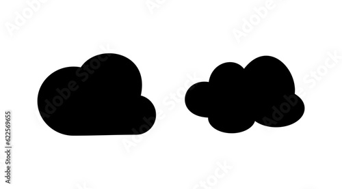 Cloud icon vector. cloud data. cloud services