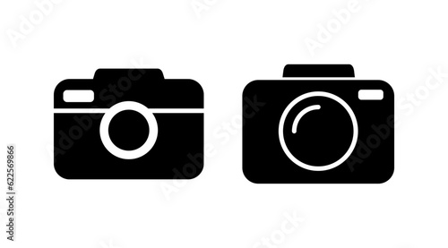 Camera Icon in trendy flat style isolated. Camera symbol web site design
