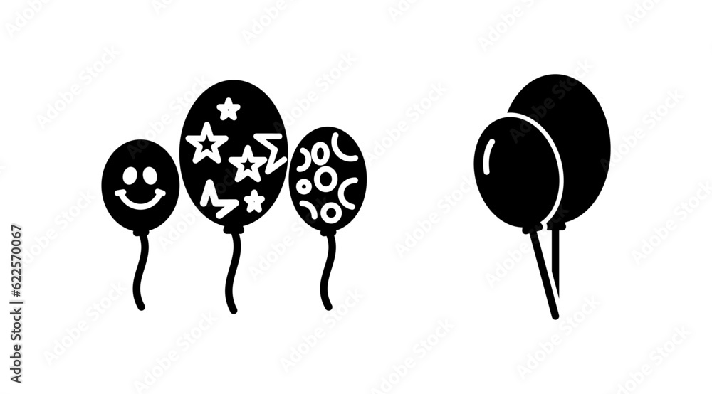 Balloon icon vector. air balloon icon isolated Balloon icon vector. air balloon icon isolated