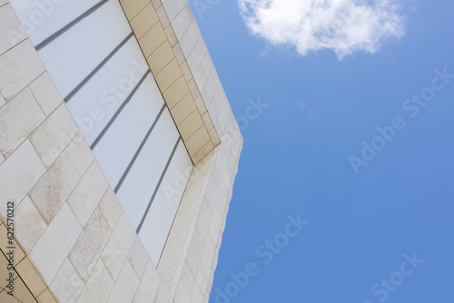 abstract view of The Museum of Liverpool, another famous building in the city, whose goal is to tell the story of Liverpool,