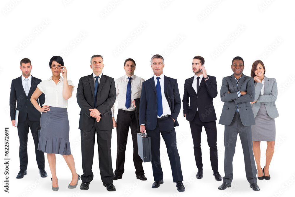 Digital png photo of group of business people on transparent background Digital png photo of group of business people on transparent background