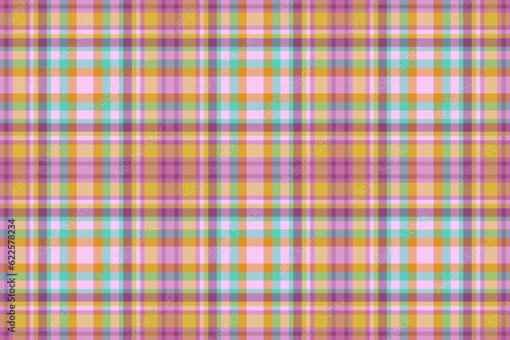 Seamless tartan check of textile vector background with a texture fabric plaid pattern. Seamless tartan check of textile vector background with a texture fabric plaid pattern.
