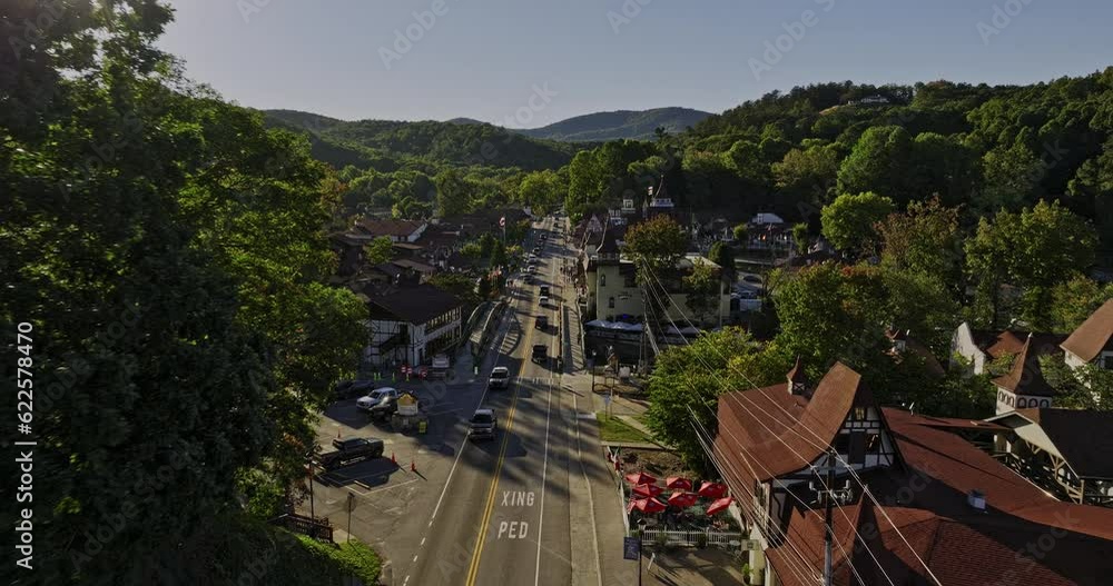 Helen Georgia Aerial v9 drone flyover Bavarian-style town captures the enchanting cultural essence of Bavaria with its timbered details and steep-pitched roofs - Shot with Mavic 3 Cine - October 2022 Helen Georgia Aerial v9 drone flyover Bavarian-style town captures the enchanting cultural essence of Bavaria with its timbered details and steep-pitched roofs - Shot with Mavic 3 Cine - October 2022