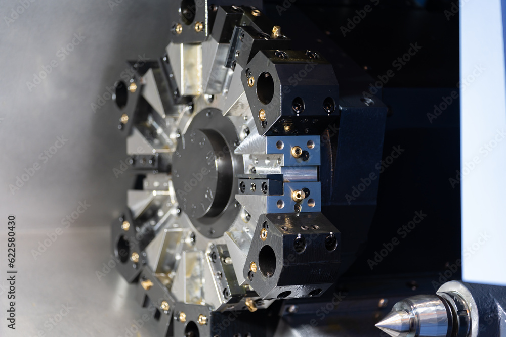 machine tool working in factory machine tool working in factory