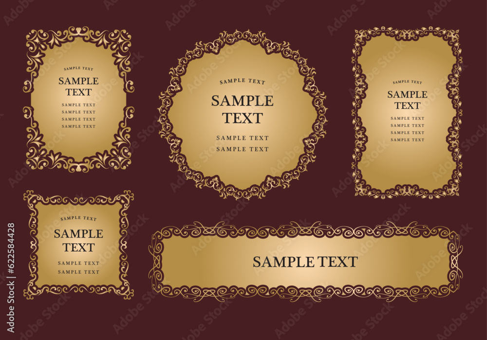 アンティーク　ビンテージ　フレーム飾り枠
