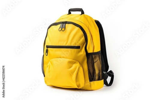 School backpack isolated. Back to school. Generative AI