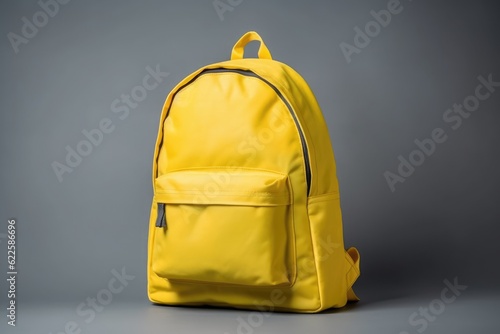 School backpack isolated. Back to school. Generative AI