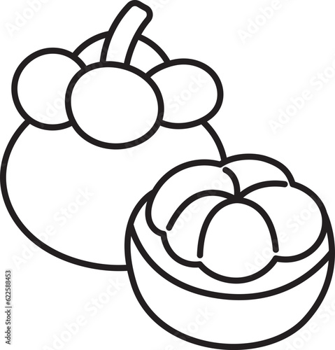mangosteen healthy fruit nature food