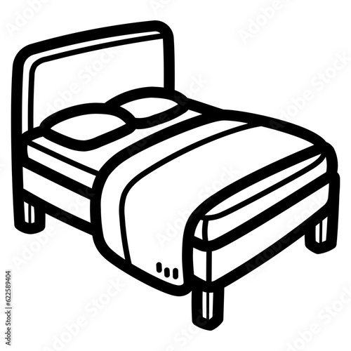 bed line icon style