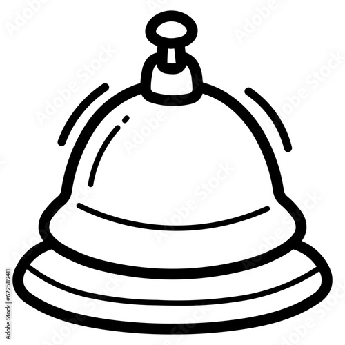 bell line icon style