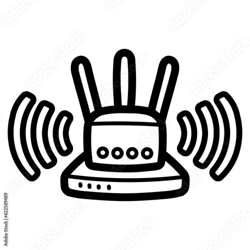 wifi line icon style