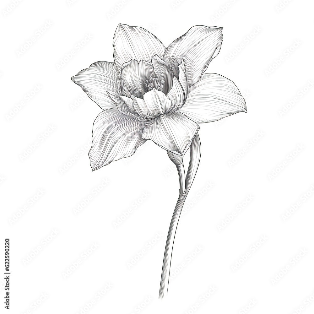 nature Daffodil flower ai generated
