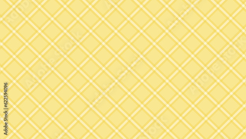 Diagonal checked pattern on the yellow background