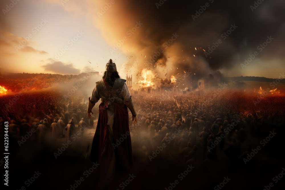 Sodom and Gomorrah. Biblical scene Sodom and Gomorrah. Biblical scene