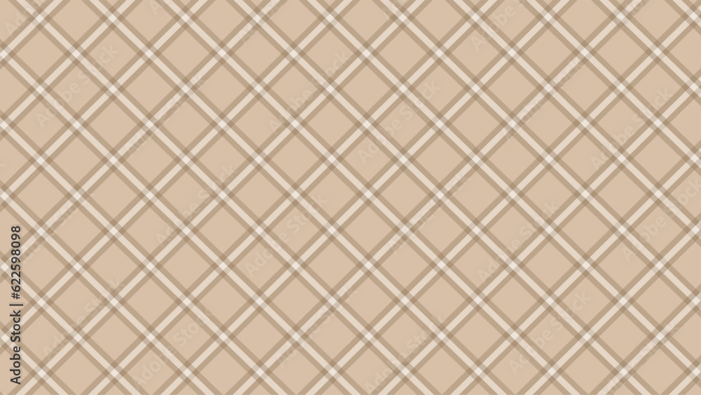 Diagonal checked pattern on the beige background Diagonal checked pattern on the beige background