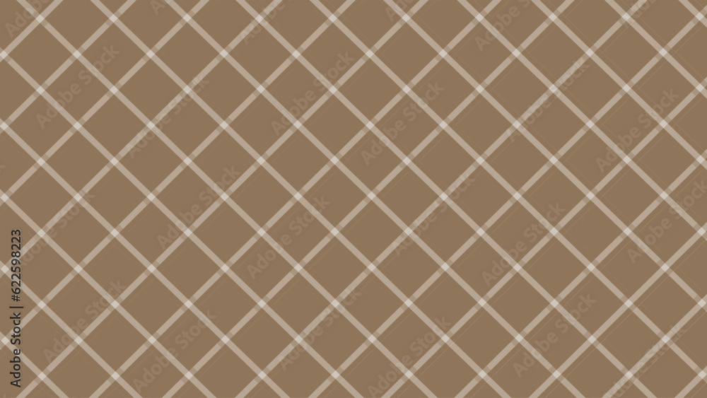 Diagonal checked pattern on the brown background Diagonal checked pattern on the brown background