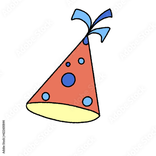 pastel cone party hat