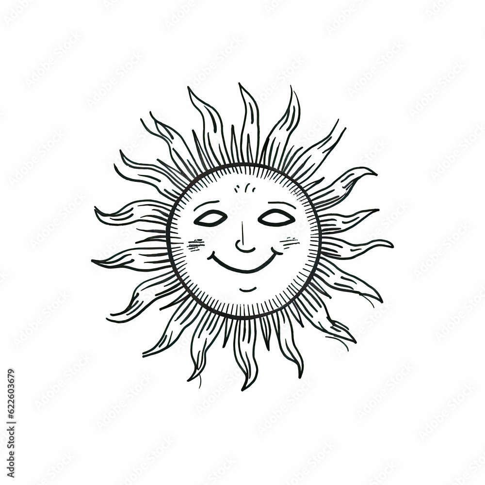 summer smiling sun ai generated summer smiling sun ai generated