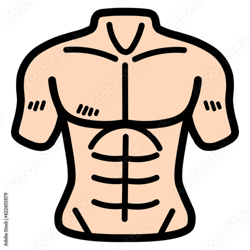 six pack filled outline icon style