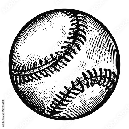 baseball ball sketch