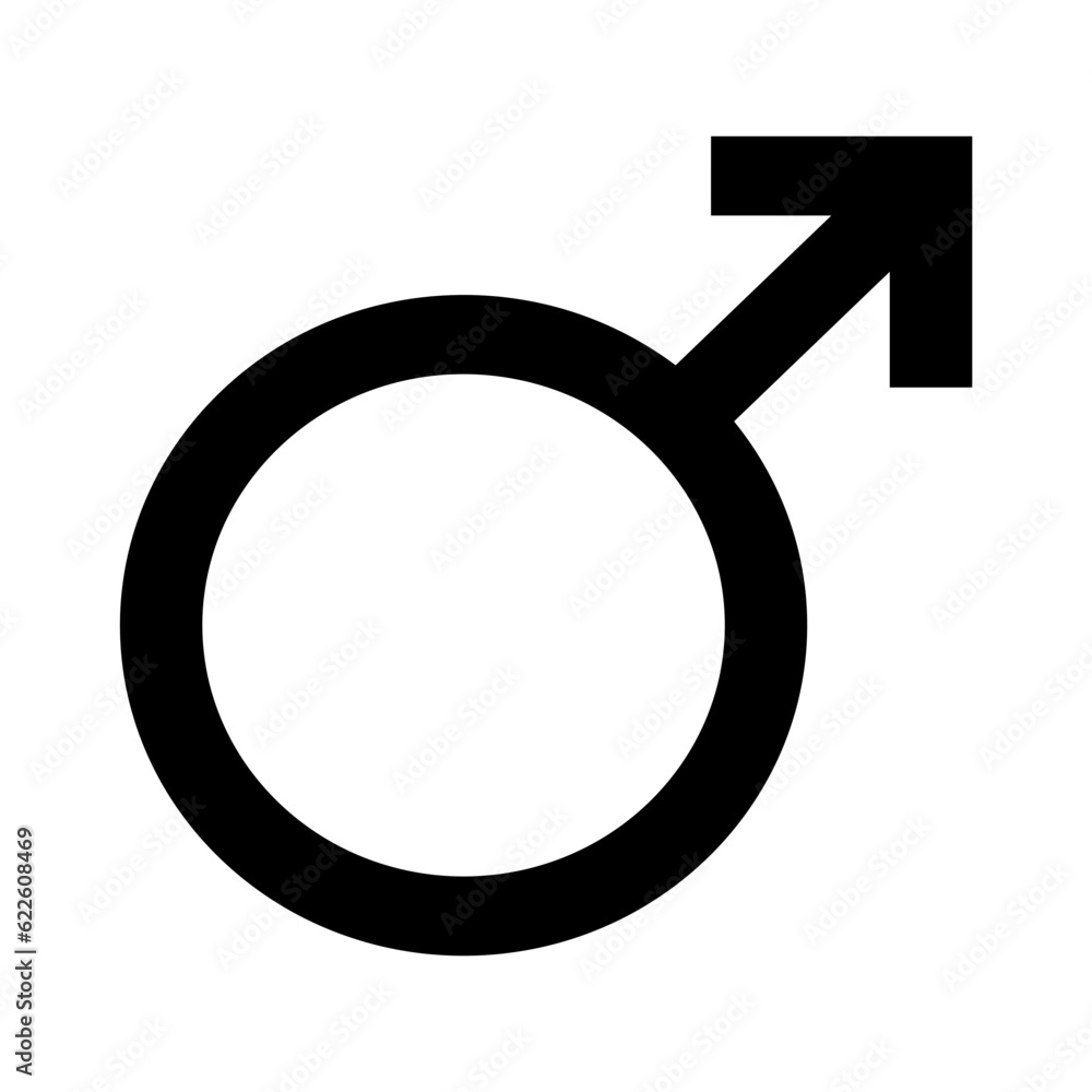 Icon of Mars. Solar system symbol. Astrology Icon of Mars. Solar system symbol. Astrology