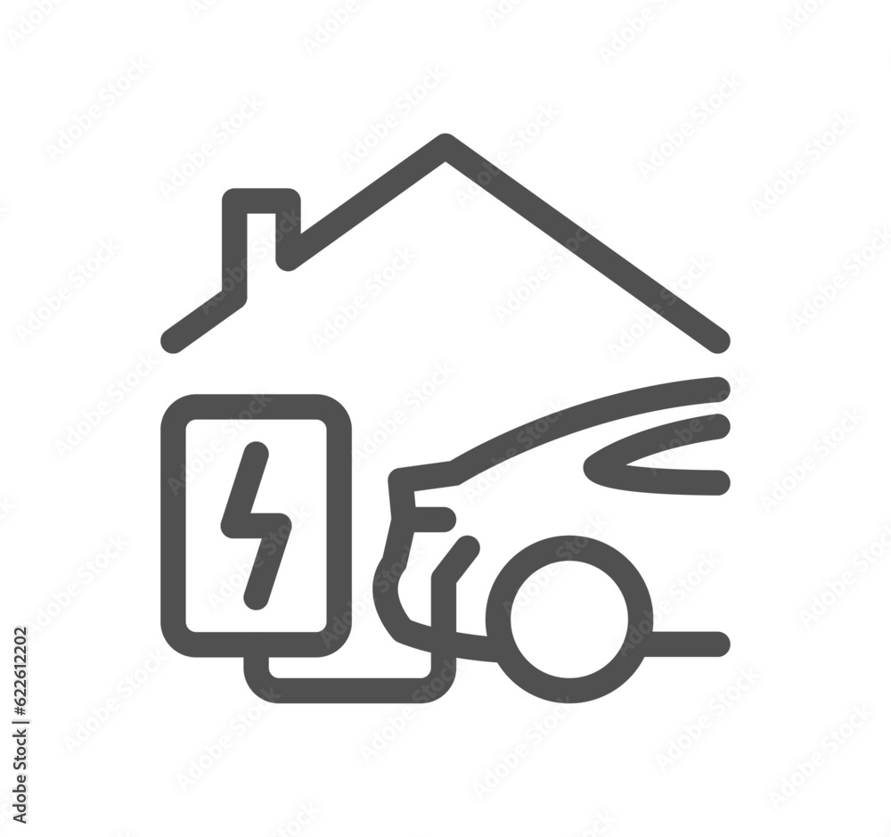 Car charging station related icon outline and linear vector. Car charging station related icon outline and linear vector.