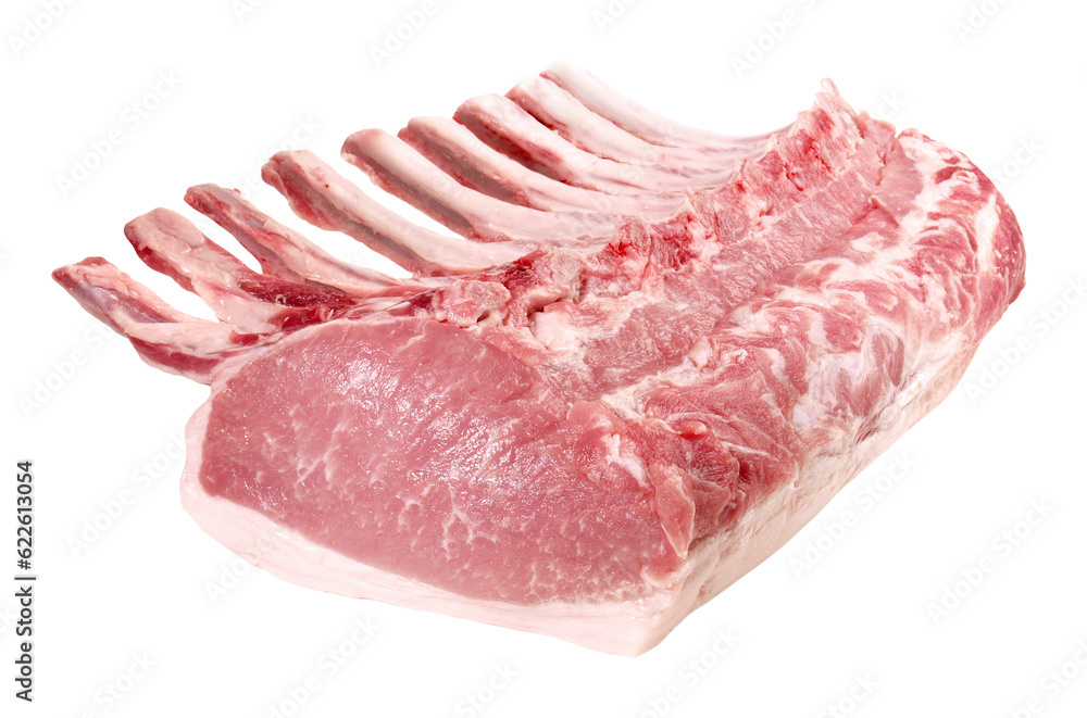 Pork Meat Loin with Bones - Transparent PNG Background Pork Meat Loin with Bones - Transparent PNG Background