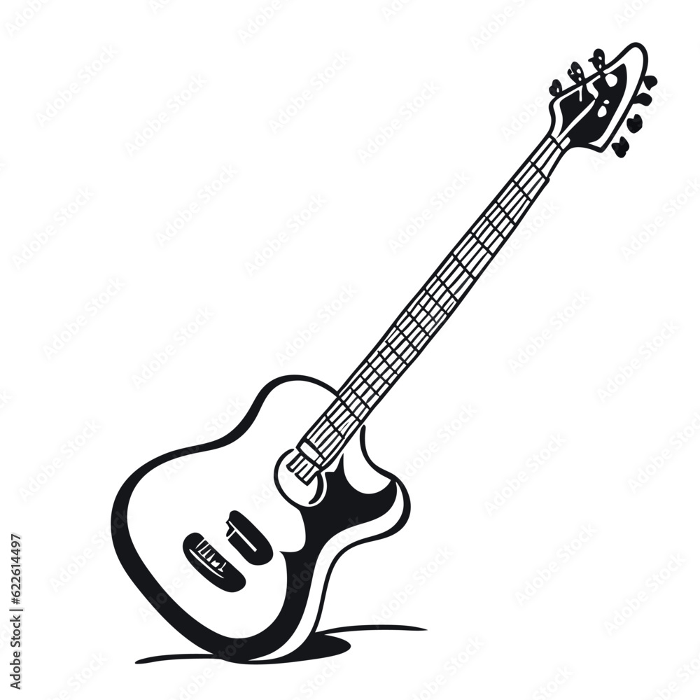 electric guitar isolated on white electric guitar isolated on white