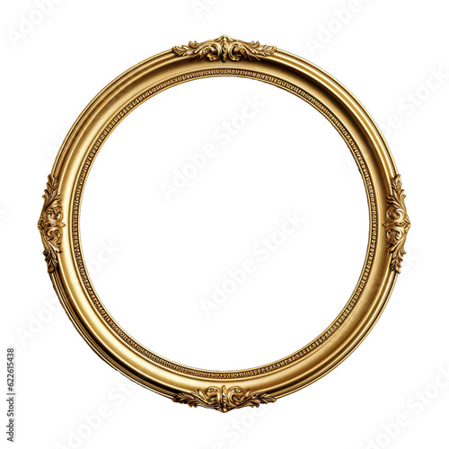 Vintage gold frame with intricate details. A beautiful art object for any room 7