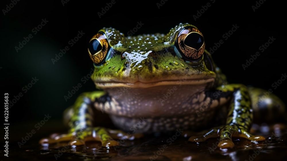 Fototapeta premium frog on the ground