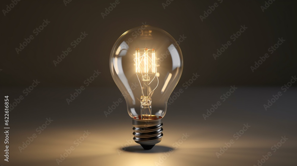 light bulb on black background light bulb on black background