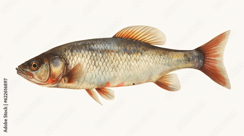 fish on a white background fish on a white background