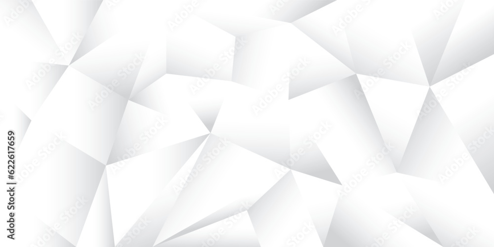 Abstract geometric white and gray color background with polygon, low poly pattern.Vector illustration. Abstract geometric white and gray color background with polygon, low poly pattern.Vector illustration.