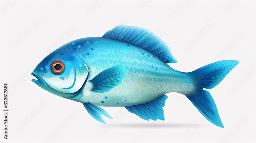 fish on a white background fish on a white background