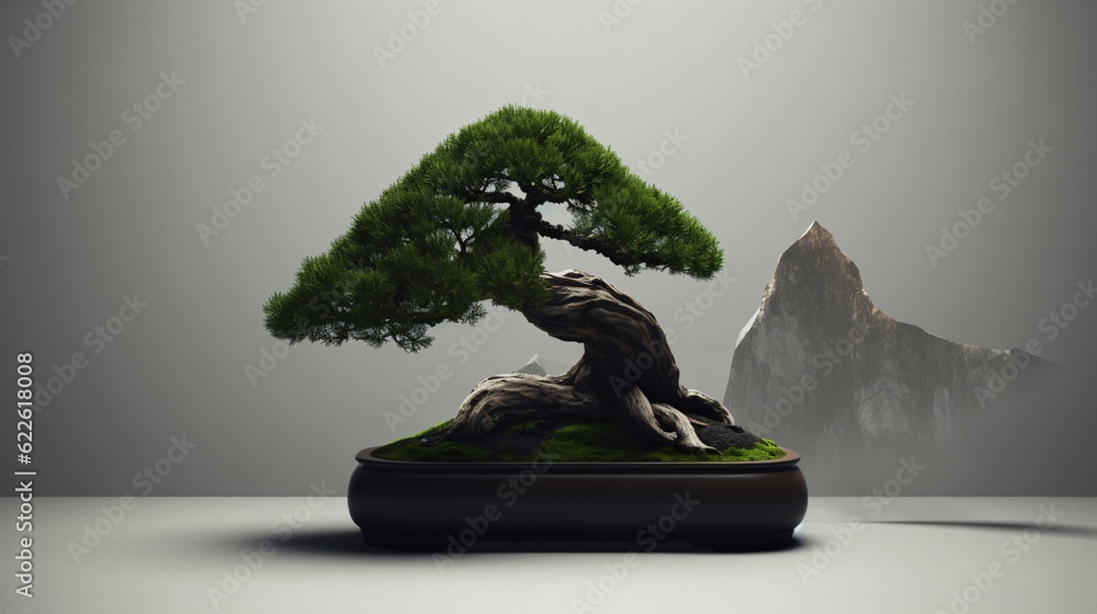 bonsai tree on a table bonsai tree on a table