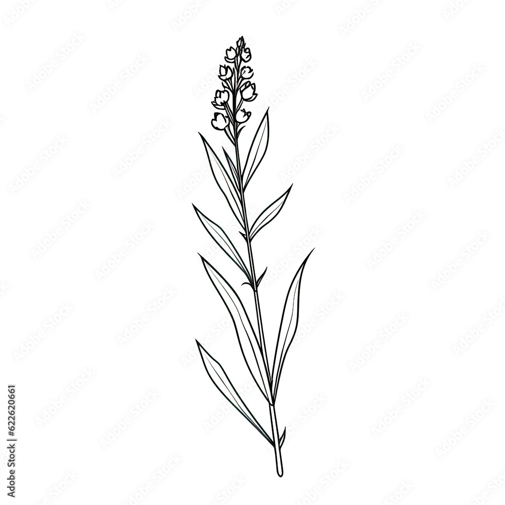 herb Lavender flower ai generated