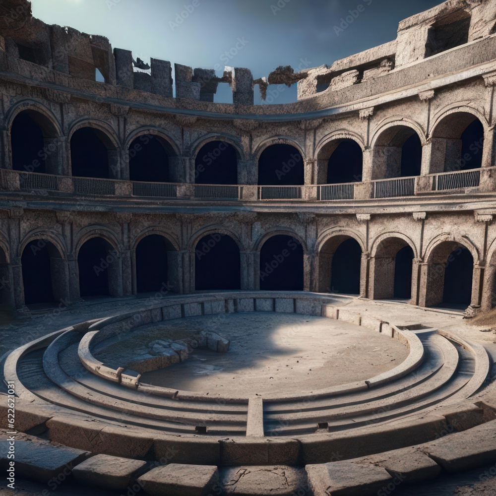 Amphitheatre. Image created by AI
