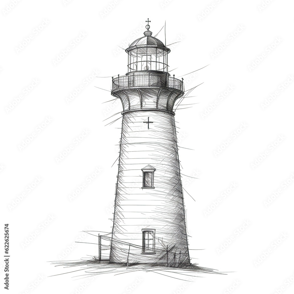 light lighthouse ai generated