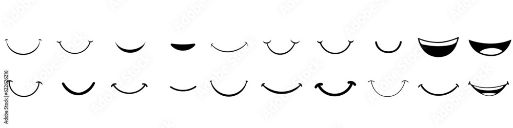 Smile icon vector set. happy illustration sign collection. laugh symbol. Smile icon vector set. happy illustration sign collection. laugh symbol.