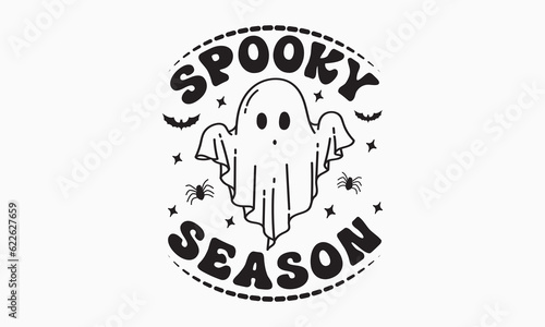 Spooky season svg, halloween svg design bundle, halloween svg, happy halloween vector, pumpkin, witch, spooky, ghost, funny halloween t-shirt quotes Bundle, Cut File Cricut, Silhouette 
