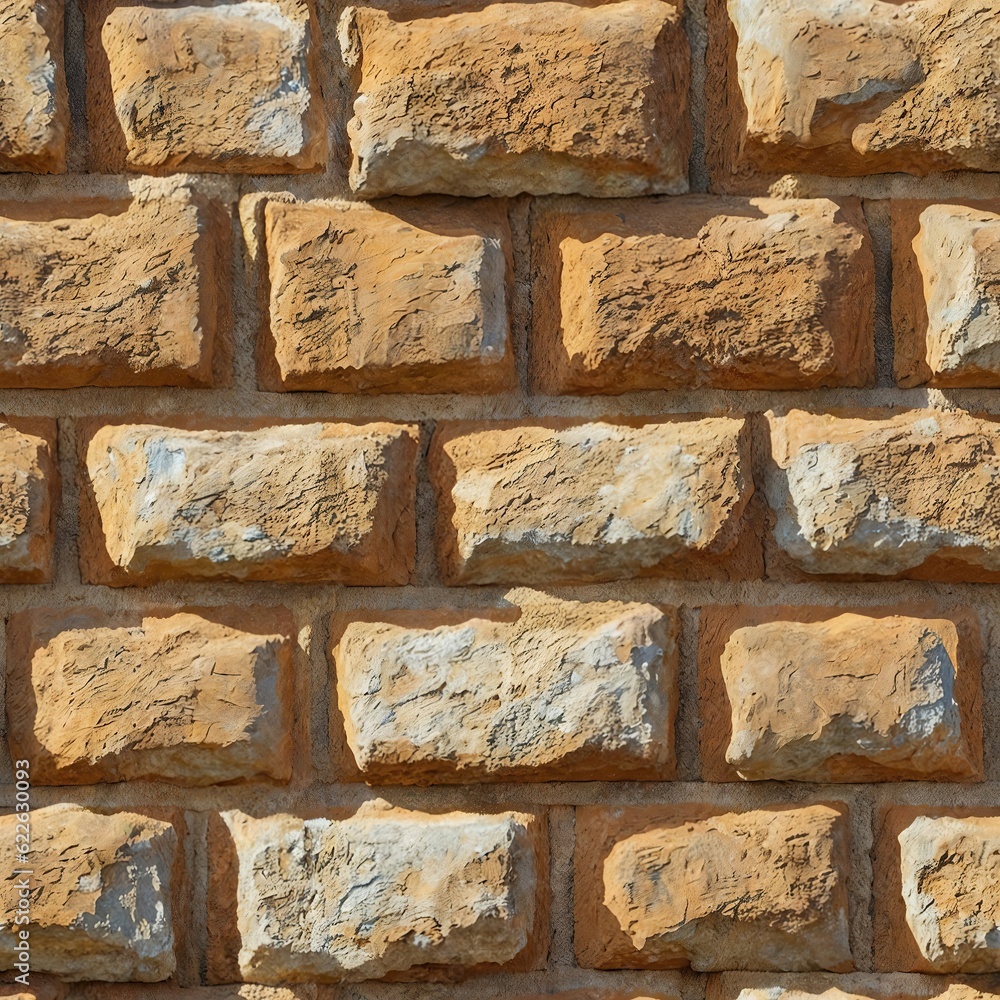 Background texture of old brick wall. Seamless square background, used tiles. Background texture of old brick wall. Seamless square background, used tiles.