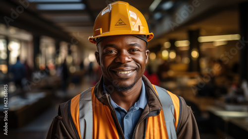 african engineer at industrial site © STORYTELLER