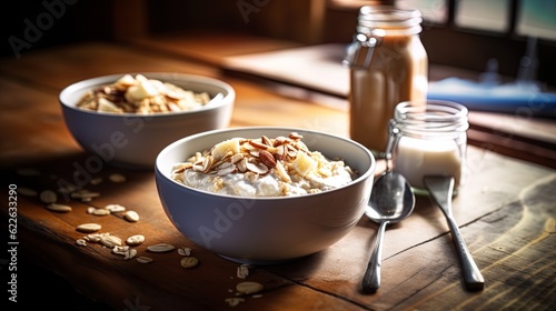 rice pudding with cinnamon