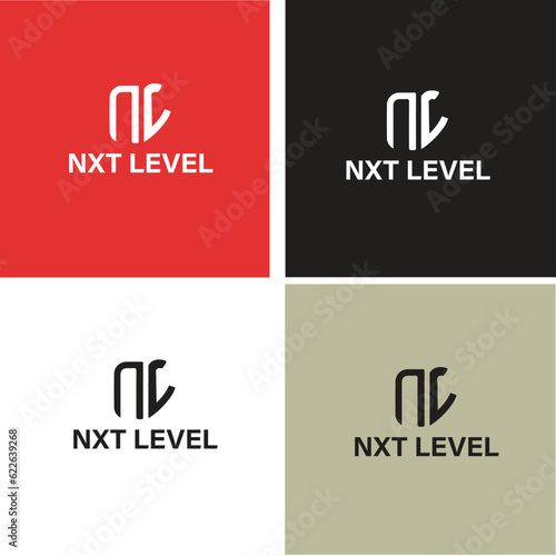 NL letter next level logo design.Elegant modern. Vector template. Next level business logo design