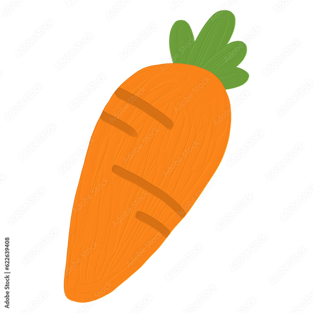 cute illustration minimal fruit with oil brush painting style cute illustration minimal fruit with oil brush painting style