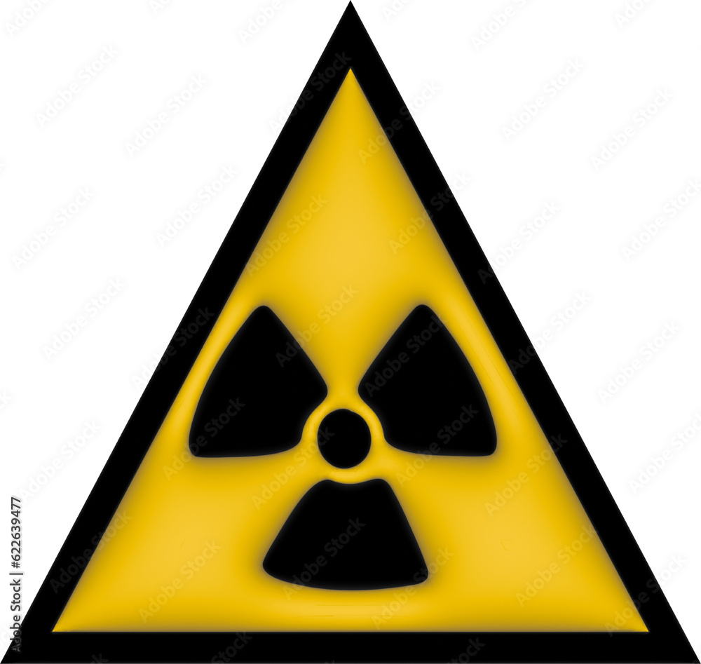 Fototapeta premium 3D Danger sign