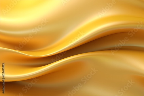 Gold background with texture, waves and shadow. Made with AI