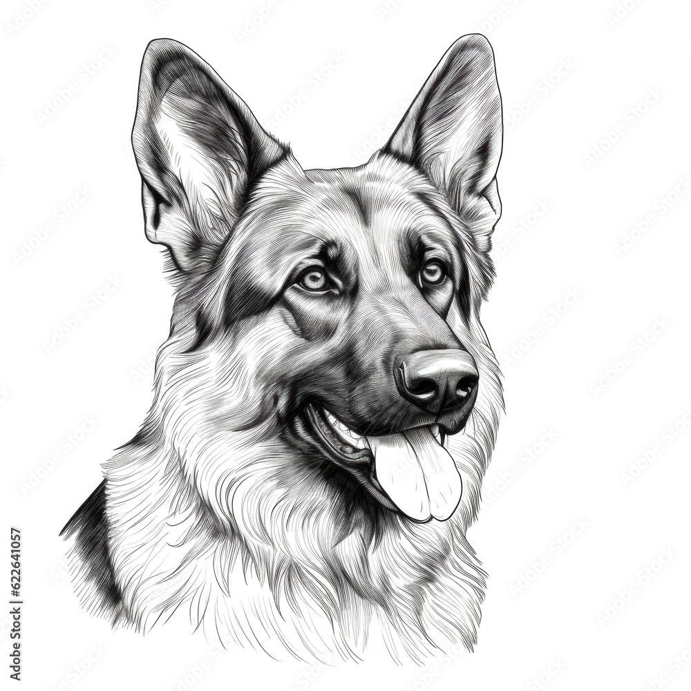 puppy German Shepherd Dog ai generated puppy German Shepherd Dog ai generated