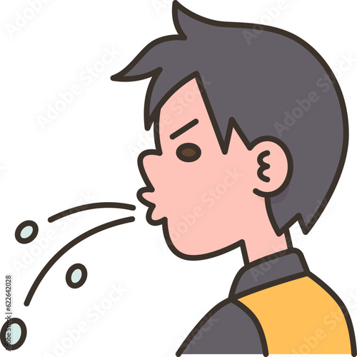 spitting  icon